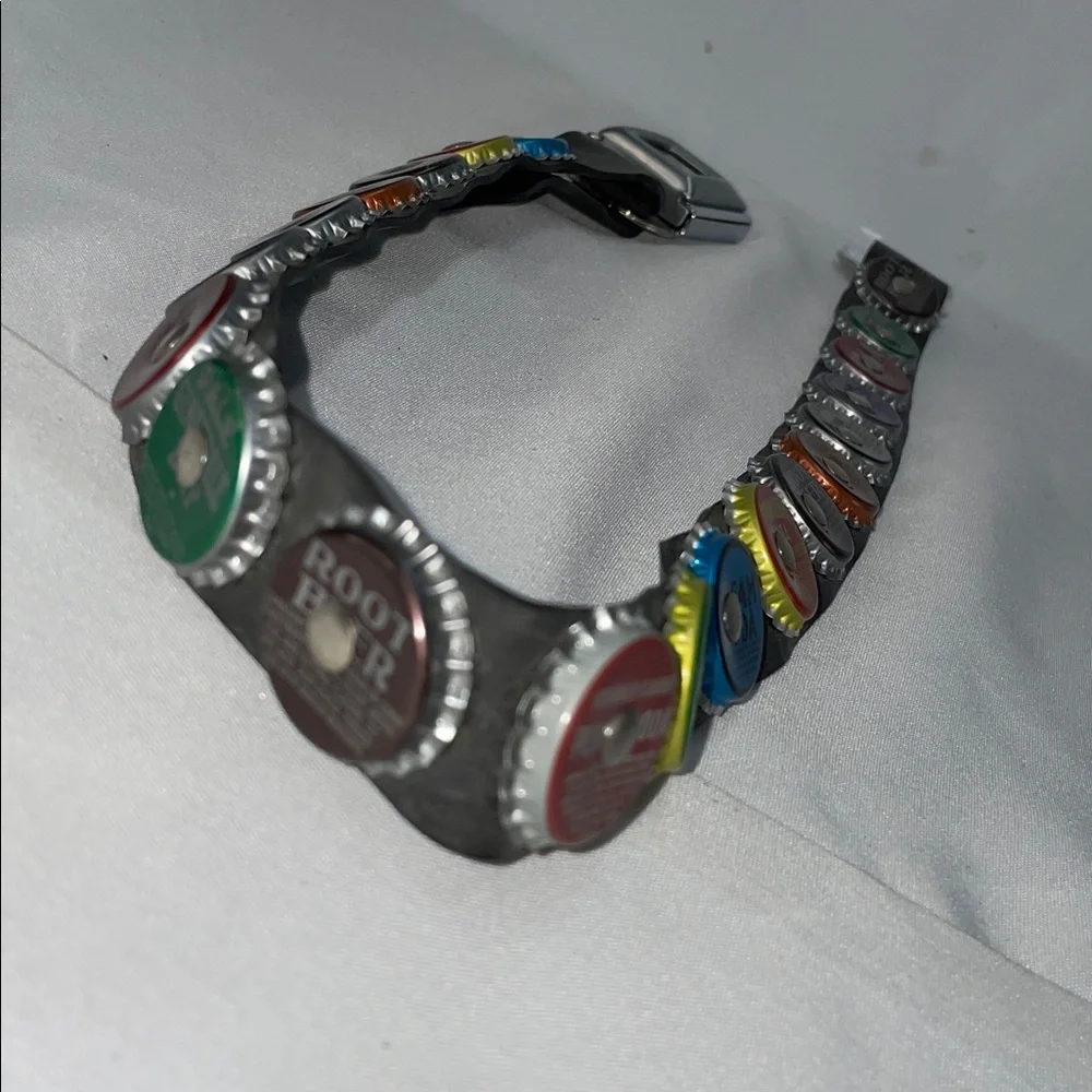SODA CAP BELT WITH SEAT BELT BUCKLE FTL-02-107